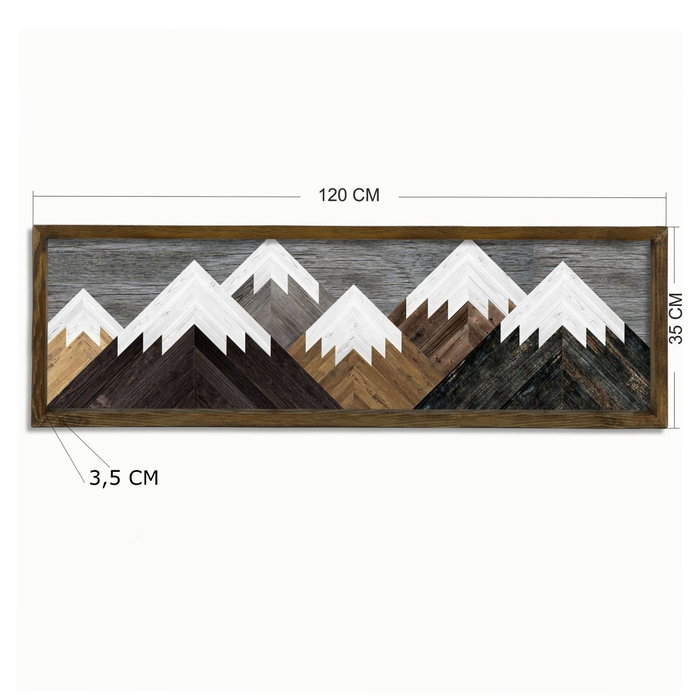 Wallity Cuadro Decorativo Enmarcado en MDF TAH024
